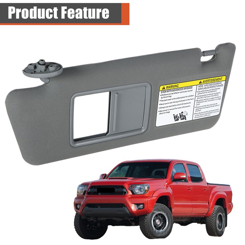 labwork Gray Sun Visor Left and Right Replacement for Toyota