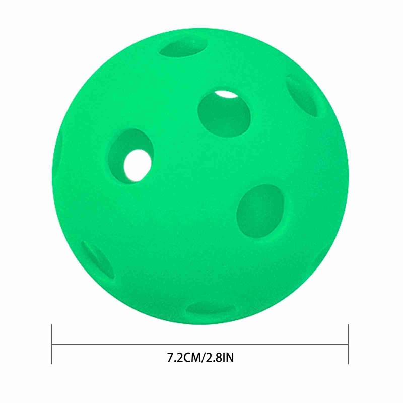 12 Packs 26 Holes Indoor Pickleball Balls for Indoor Court