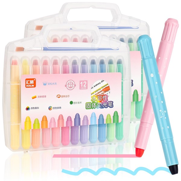 YYTECH Bible Highlighter, Pack of 24 Gel Highlighters, Bible Marker