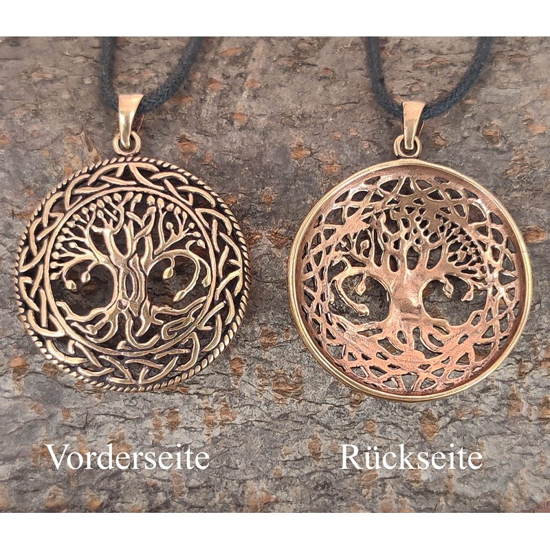 Pendant Bronze Tree of Life Yggdrasil from Large