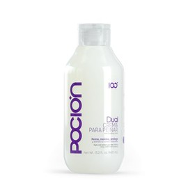 La Pocion Crema Peinar Dual Sin Enjuague Acondicionador - 15.2 Fl Oz (450Ml) | Crema Desenredante y Modeladora de Doble Acción | Nutre, Protege y Controla El Frizz Sin Pesar El Cabello