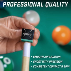 GoSports Premium Pool Cue Chalk Cube 12 Pack - Green Billiards Pool Stick Chalk