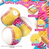 Civaner 6 Pcs Ice Cream Drip Baseball Themed Beach Ball