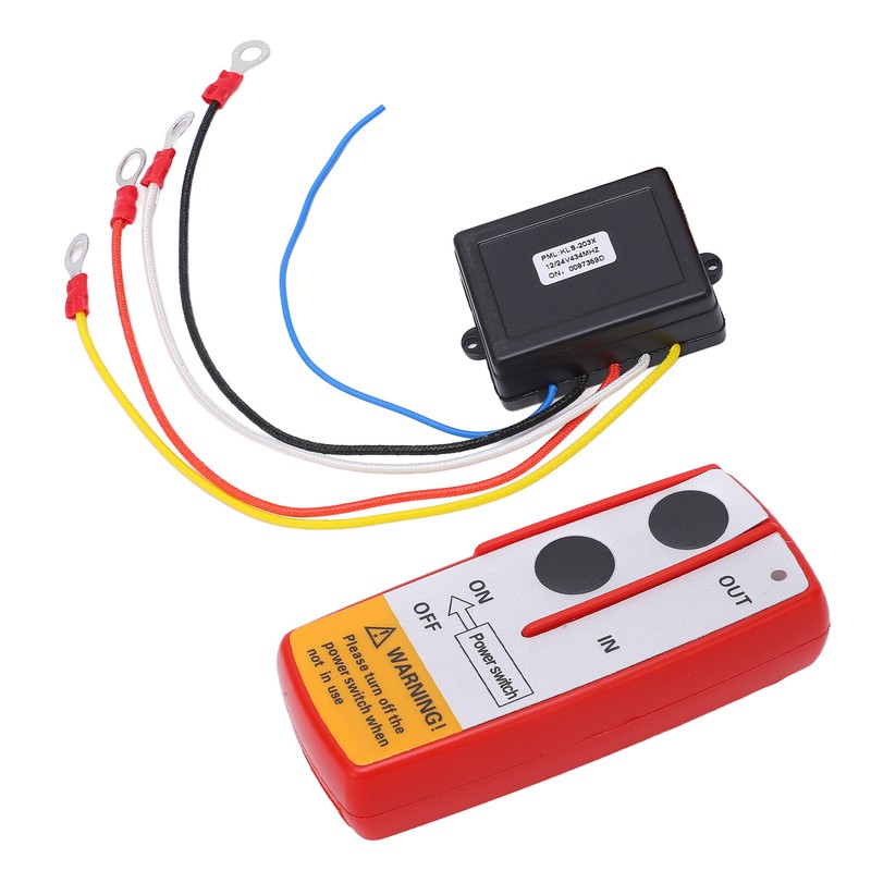 Universal Winch Wireless Remote Control Switch Kit with Receiver 12V