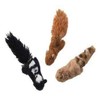 Skinneeez Cat Toys, 3" Forested, Creature May Vary