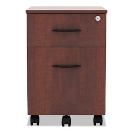 Alera ALEVABFMC Valencia Series Mobile B/f Pedestal, 15 7/8 X 19 1/8 X 22 7/8, Med. Cherry