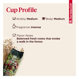 Juan Valdez Coffee Organic Gourmet Medium Roast Ground Colombian Coffee ,10 oz (Pack of 6)