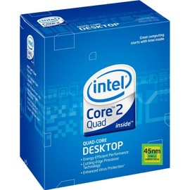 Intel Core 2 Quad Q9400 Processor 2.66 GHz 1333 MHz 6 MB LGA775 EM64T CPU (BX80580Q9400)