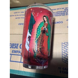 Veladora Mexico Michelada La Luza De Tu Fe Candle 6” Our Lady Of Guadalupe New