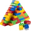Prextex Premium Jumbo Colorful STEM Building Blocks Set (50pcs) -