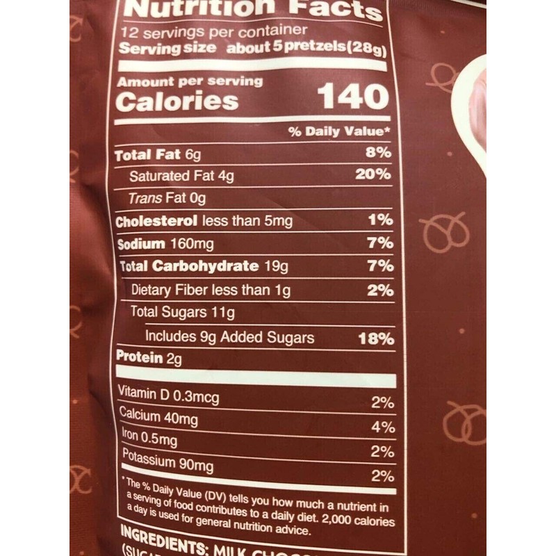 Trader Joe's Milk Chocolate Covered Mini Pretzels 12 oz
