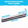 SDS MAX Earth Drill Adapter for Pile Drills, Poles, Fences.