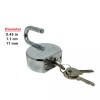 4 Pack Heavy Duty Long Lock Steel Maximum Protection Padlock
