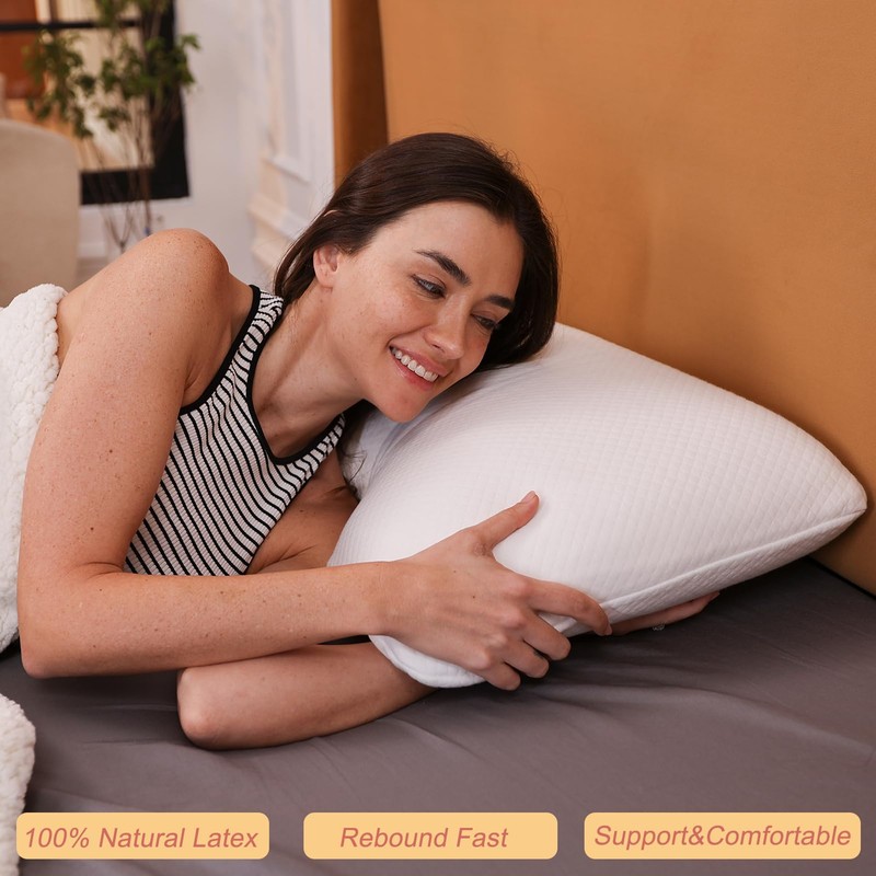Small Pillow Talatex 100% Natural Talalay Latex Pillow Queen Firm