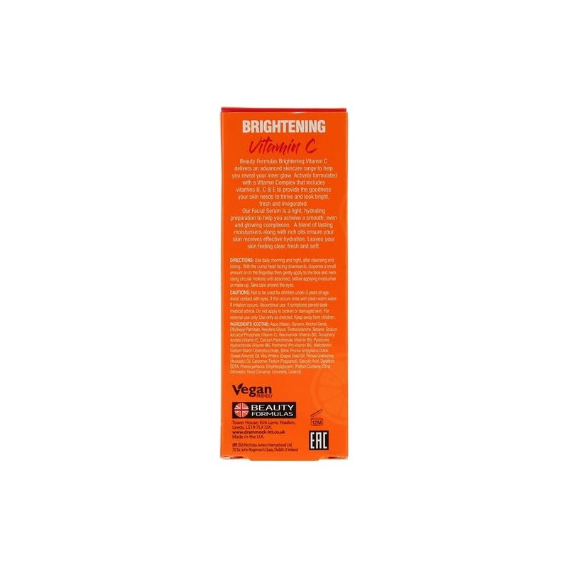 Beauty Formulas Brightening Vitamin C Facial Scrub, 150ml, Pack of