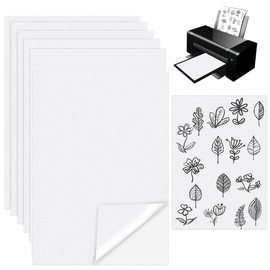 8 Sheets Printable Embroidery Patterns, Blank Water Soluble Embroidery Stabilizer. Can be used for Machine Embroidery and Hand Sewin Supplies.