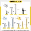 Mardatt 301Pcs M3.2 x 15/25/40mm Countersunk Flat Head Machine Screws