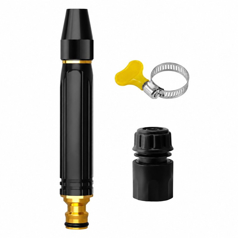 High Pressure Garden Hose Nozzle for Car Washing - Adjustable