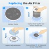 Air Purifier for Home, H13 True HEPA Filter With Activated