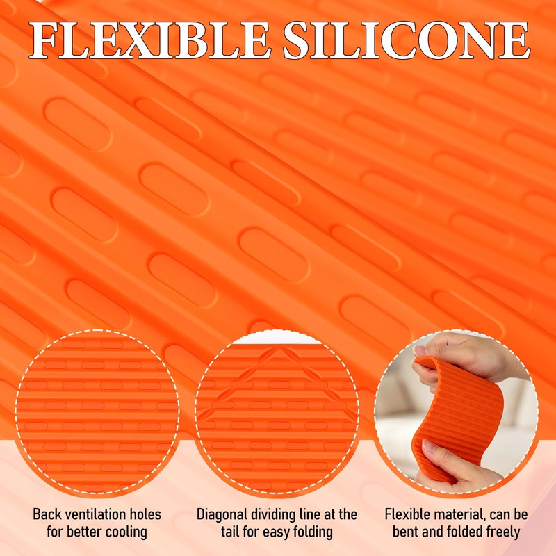 Silicone Phone Stand with Aluminum, Flexible Foldable Phone Holder,Bendable Adjustable