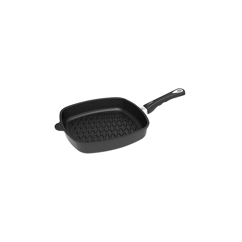AMT E285BBQ-E Square Pan with BBQ-Grillbottom with Exclusive Side Handles,