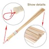 Bamboo Massage Stick with Lanyard Handheld Manual Bamboo Massager Guasha
