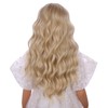Edivd Girls Mixed Blonde Wig Child Long Light Blonde Wavy