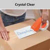 Heavy Duty Clear Packing Tape with Durable Dispenser for Easy