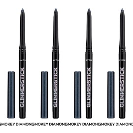 Avon Glimmerstick Retractable Diamonds Eyeliner -SMOKEY DIAMOND 0.35g / Set of 4