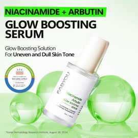 Niacinamide Arbutin Glow Boosting Serum 1.69 fl oz - Korean Skin Care Glass Skin, Deep Hydration & Even Tone with 10% Niacinamide & Arbutin, Lightweight Daily Serum for Face