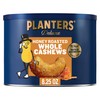 PLANTERS Deluxe Honey Roasted Whole Cashews, Party Snack, Plant-Based Protein,