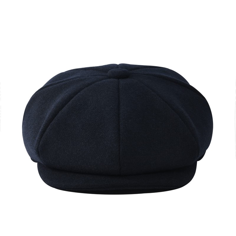 JANGOUL - Gorro de cabbi para hombre, mezcla de lana,