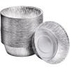 Diplastible (100 Count) 10-Inch Round Disposable Aluminum Pans Dutch Oven