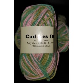 Crystal Palace 3 SKEINS/BALLS OF (DISC) CRYSTAL PALACE YARN - MOSS ROSE