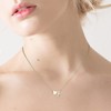 Women's Gold Heart-Shaped Letter Necklace, Gold-Plated Heart-Shaped Letter Necklace Gold