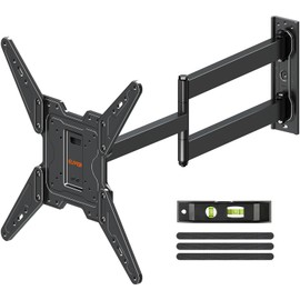 ELIVED 31.3 Inch Long Arm TV Mount for Most 32-65 Inch TVs, Swivel and Tilt Long Extension TV Wall Mount, Full Motion Wall Mount Bracket Max VESA 400x400mm, Holds up to 99 lbs.