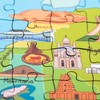 Terra Puzzles Africa Map Wooden Jigsaw Puzzle 152 Piece, 10x15