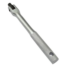 Aerzetix - Socket wrench 1/4" CrV steel with joint articulated handle 13 cm .