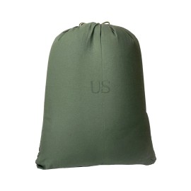 BARRACKS BAG OD Green 100% Cotton Large Laundry Bag Military USGI Army - New