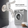 G1/2 Washing Machine Tap Leakage Proof Cold Water Stainless Steel