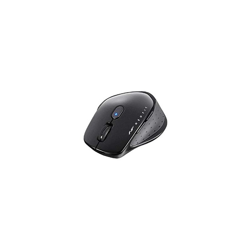 BUFFALO BSMBW518MBK Wireless BlueLED Neo-Fit Mouse M Size [USB/2.4GHz/5 Buttons,