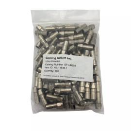 BELDEN Pack Of 100 Corning Gilbert GF-URS-6 RG6 Coaxial Compression Connector