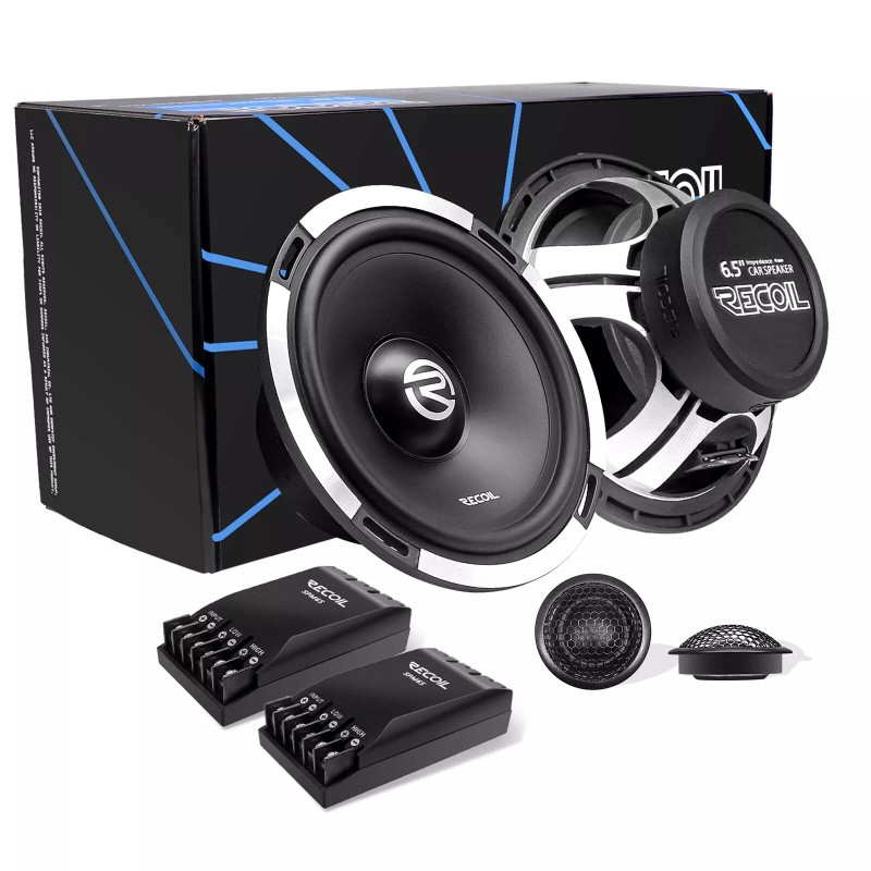 RECOIL SPM65 Level-2 Series 6.5-Inch Car Audio Component Speaker System