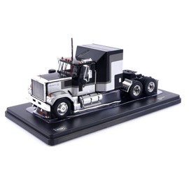 ixo IXOMODELS - IXOTR117 - GMC GENERAL 1980 6x4 Noir et argent - 1/43