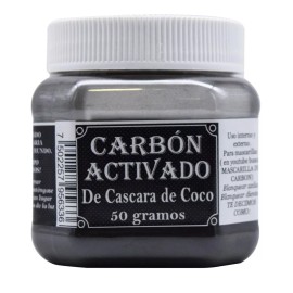 La Herbonaturista Carbon Activado Polvo De Cascara De Coco 50g Herbonaturista