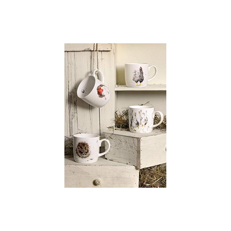 Wrendale von Royal Worcester Erwachen Igel Single Tasse, modell sortiert