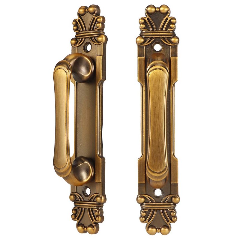 2Pcs/set Door Handle Zinc Alloy european style Antique Door Pull