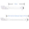 1 1/4 Inch Siphon, Space-Saving Siphon, Flexible Drain Hose, 360°