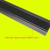 20 cm Aluminium Alloy Ruler, Stainless Steel Ruler for Measurement,