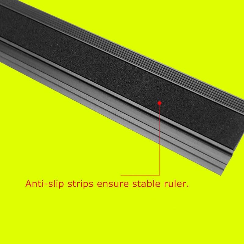 20 cm Aluminium Alloy Ruler, Stainless Steel Ruler for Measurement,